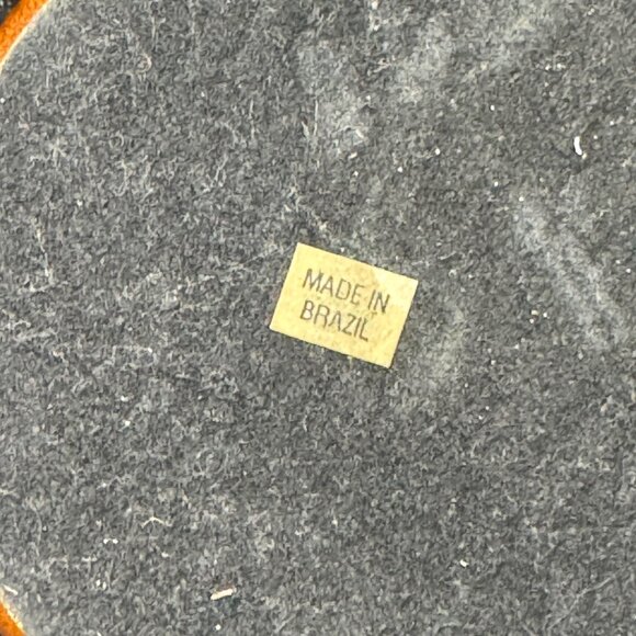 Woodstone Wood & Agate Round Trinket Box Hand Painted  Floral Design Lid - Picture 6 of 6